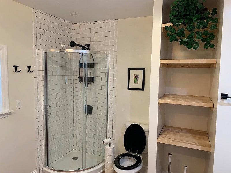 First Bathroom Shower