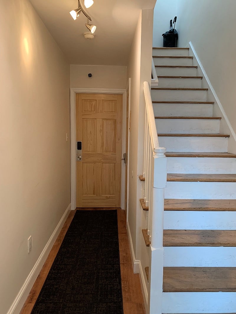 Hallway to Apartment Door (Steps to 3rd floor apartment)