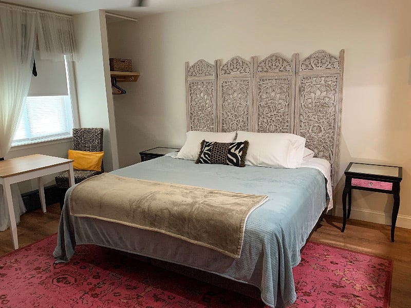 First Bedroom with King Size BeautyRest Bed