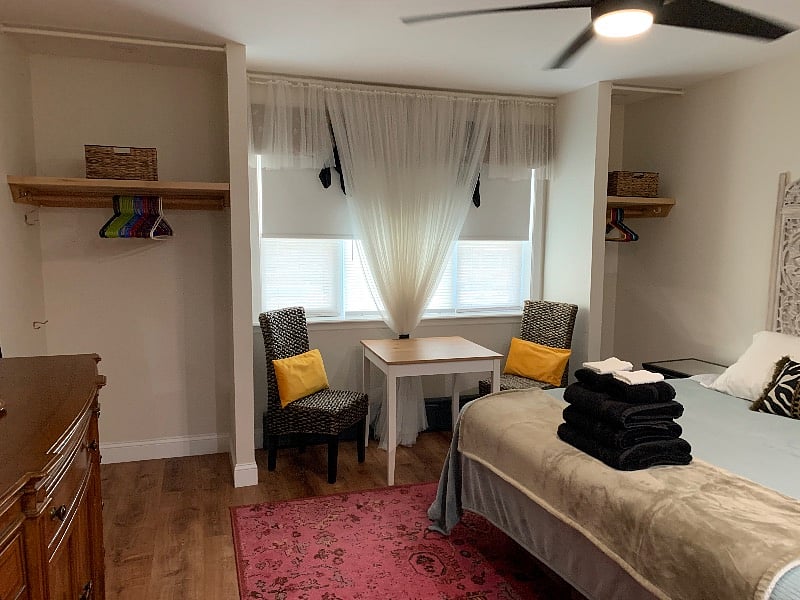 First Bedroom with Sitting Area