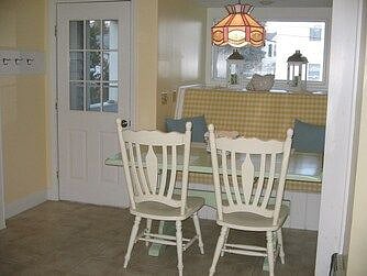 Kitchen table seats 4 comfortably