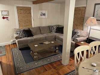 Oversized sectional. Great for daytime naps and family game night.