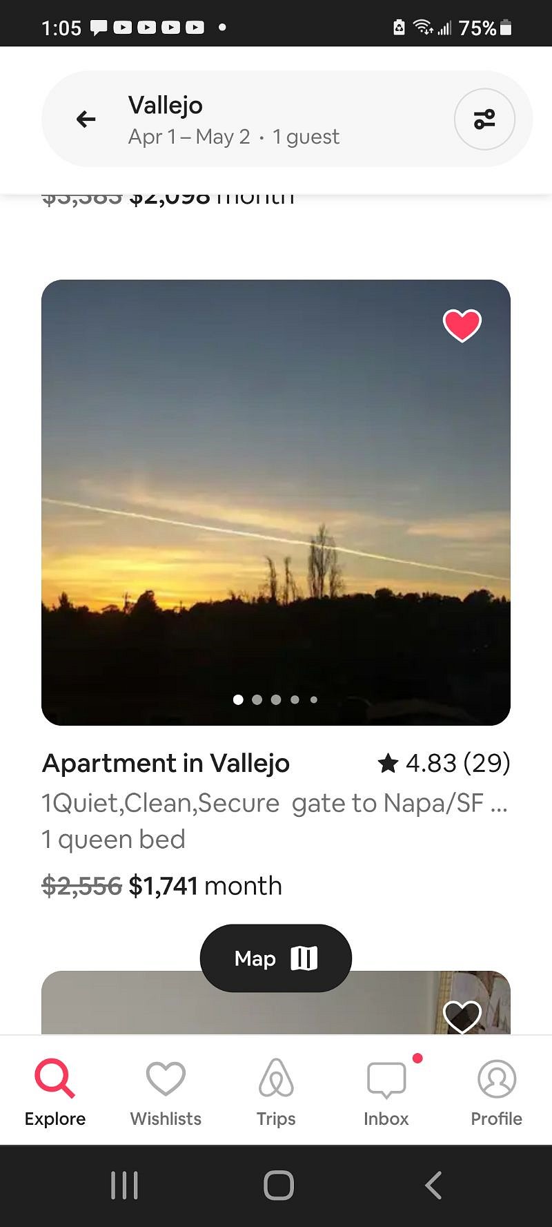 Private studio with window of sunset view. 
Suite with TV too . this unit is $1460