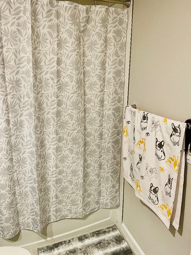 Bathroom with tub and shower