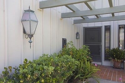 View of the front door