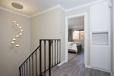 Staircase to the upstairs bedrooms