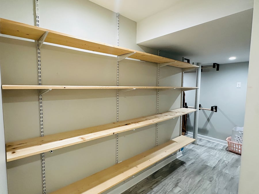 Storage in 2nd bedroom.