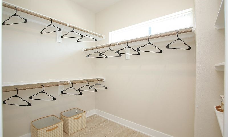 Primary Bedroom Closet.