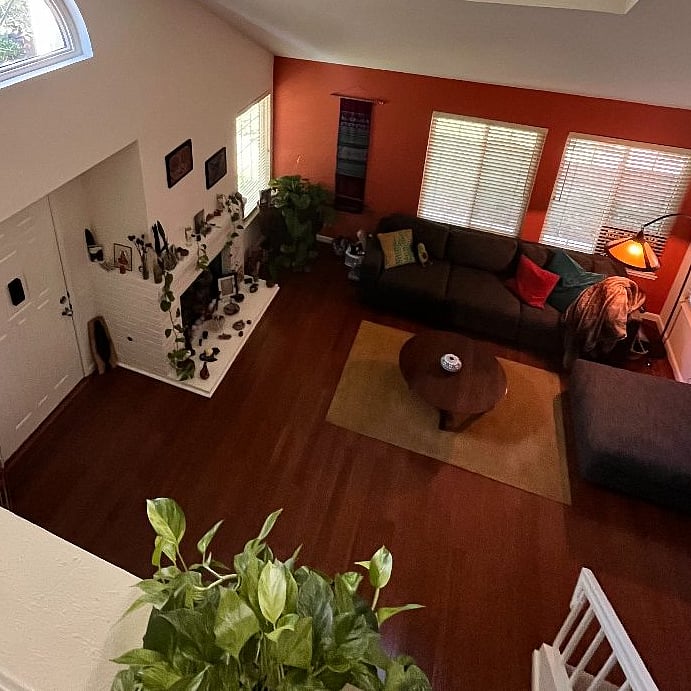 Front entrance, Living Room/Common area