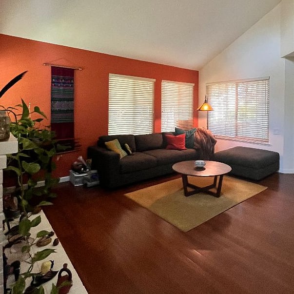 Living room view from Front Entrance