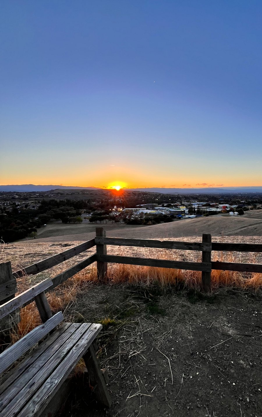Sunset view. Ten minute walk from property. Trail open to the public
