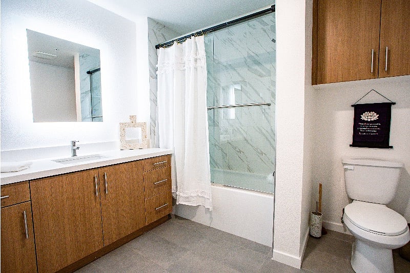 Guest Bathroom attached to 2nd bedroom