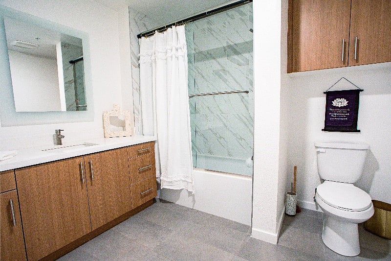 Guest Bathroom attached to 2nd bedroom