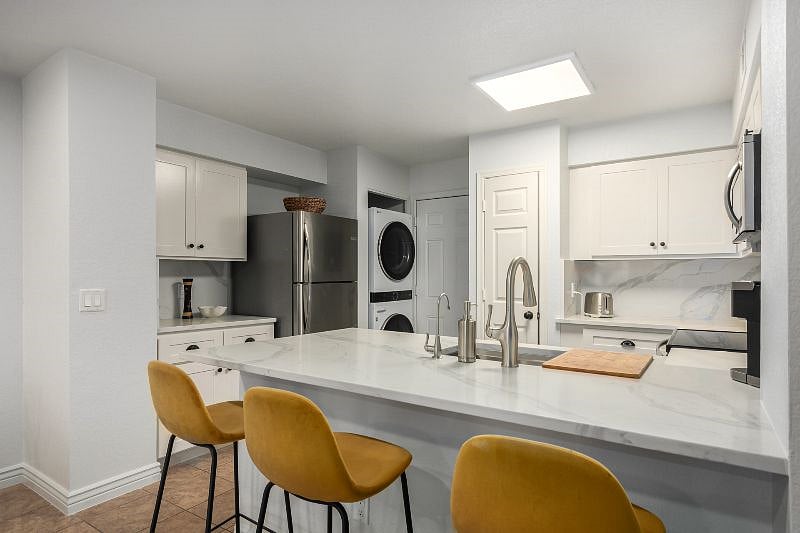 Sparkling new kitchen