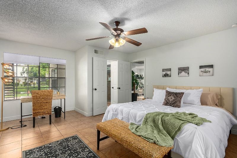 Spacious bedroom