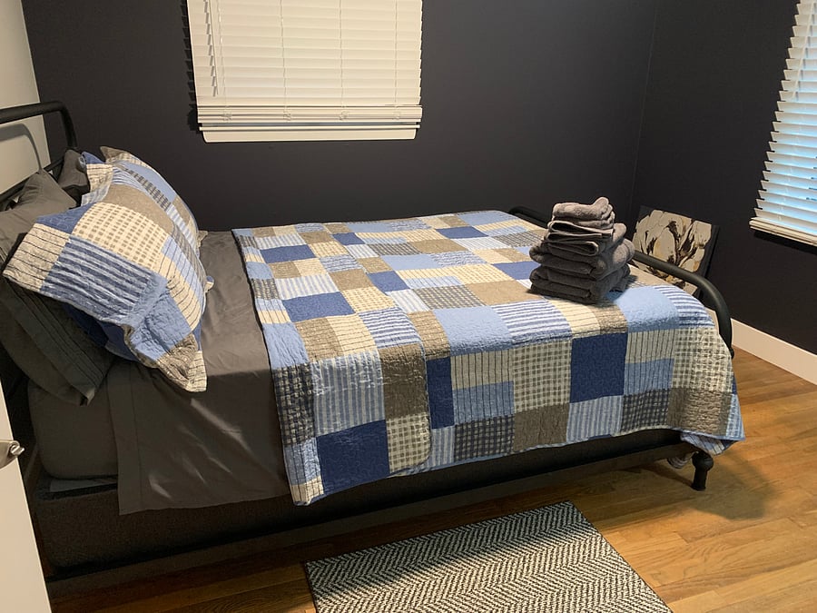 All of our bedding - mattresses included are new.