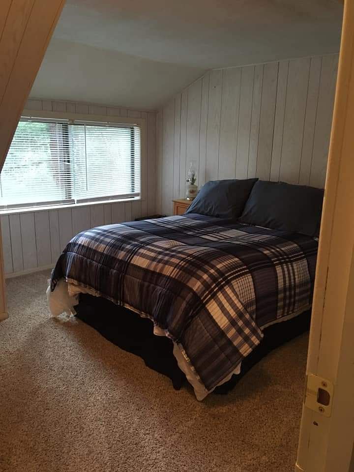 1st upstairs bedroom with full-sized bed