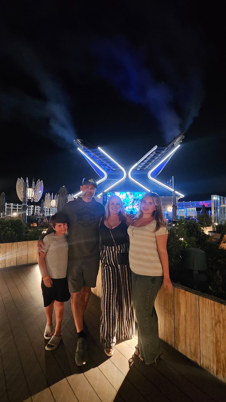 A recent family trip photo from April 2026