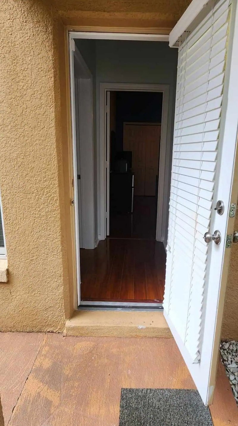 Your private entrance with locks inside and out
