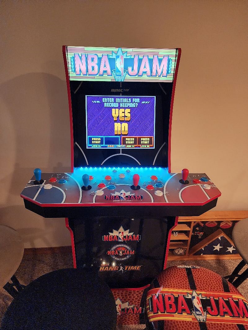 NBA Jam classic arcade game when you're not watching movies.