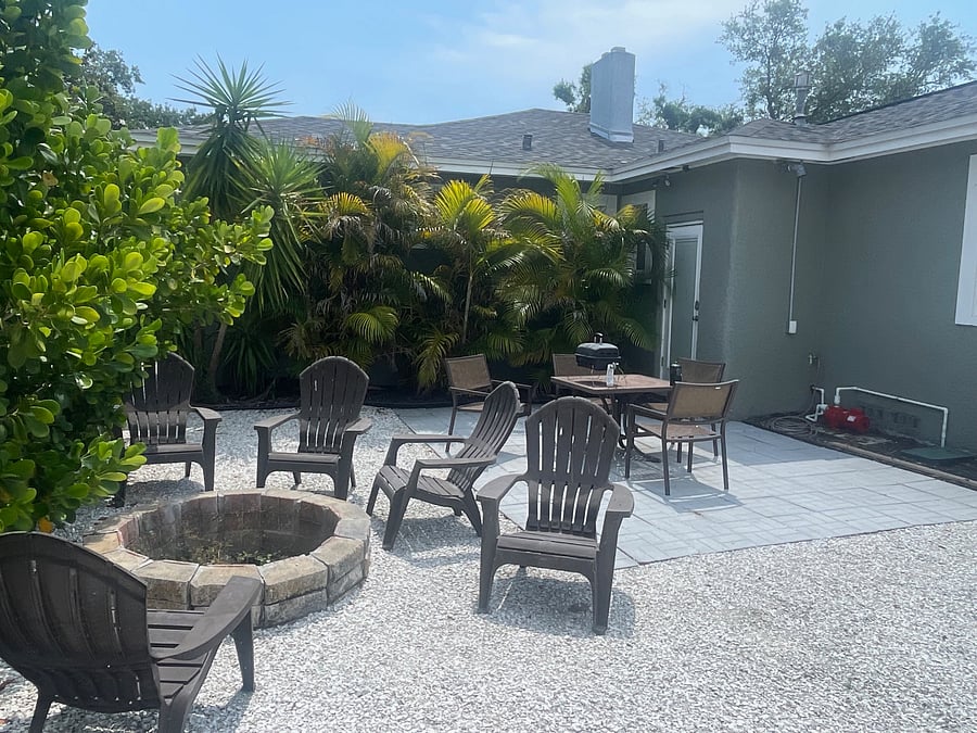 back yard
