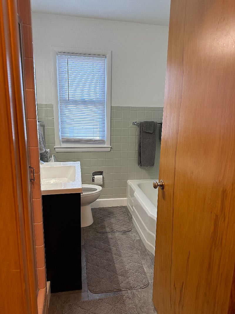 Renovated Bathroom with separate shower and tub