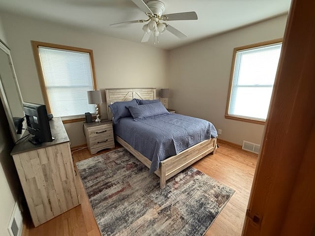 North bedroom full-size bed