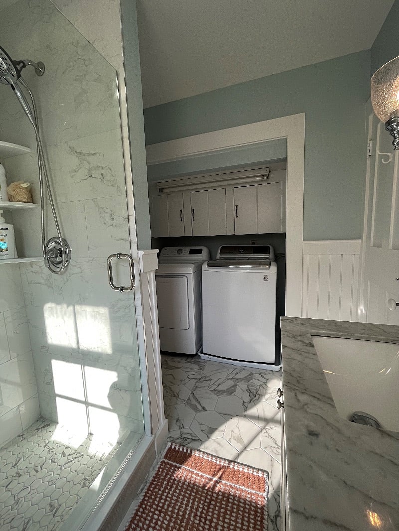 Extra large capacity washer and dryer