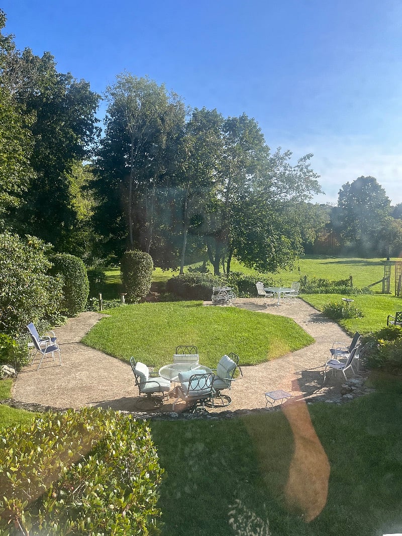 Spacious outdoor area for enjoying the views