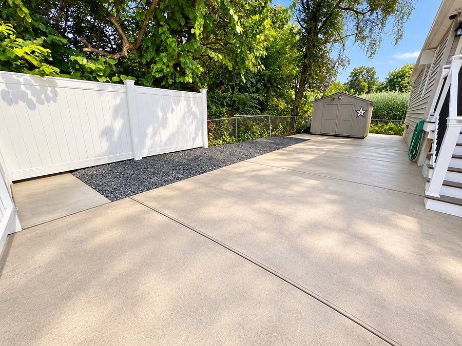 Private parking pad/driveway. Gated