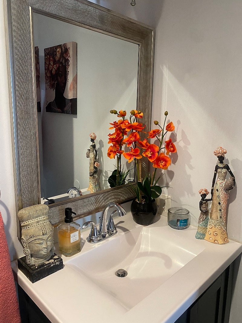 Share bathroom in the front two bedroom unit. Bathroom is shared between two people.  