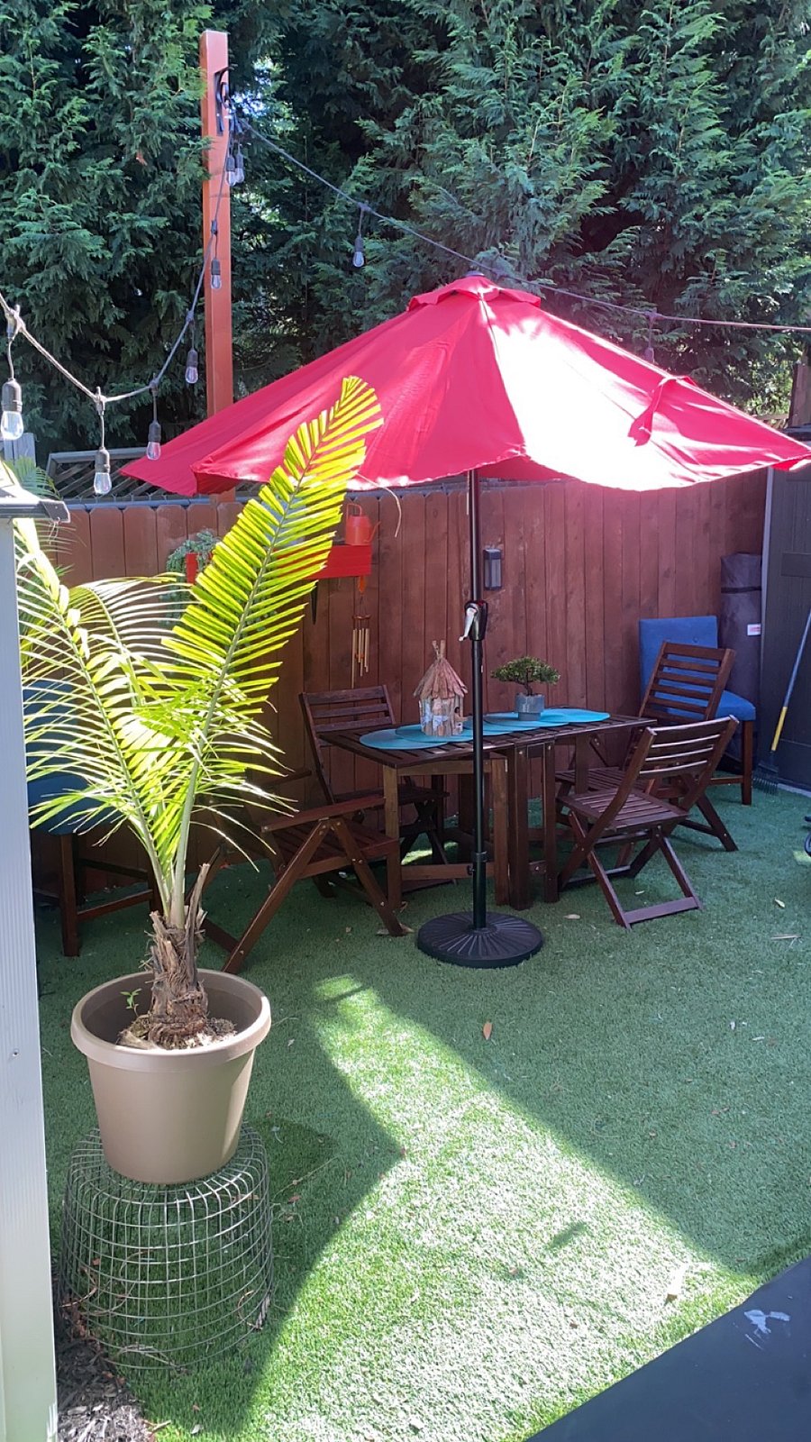 Marlyn Monroe: This is the studio with an attached full size bathroom, pull out full size bed, 50 inch television, Wifi access, kitchenette, appliances. This space has a separate entrance with a private patio space. 