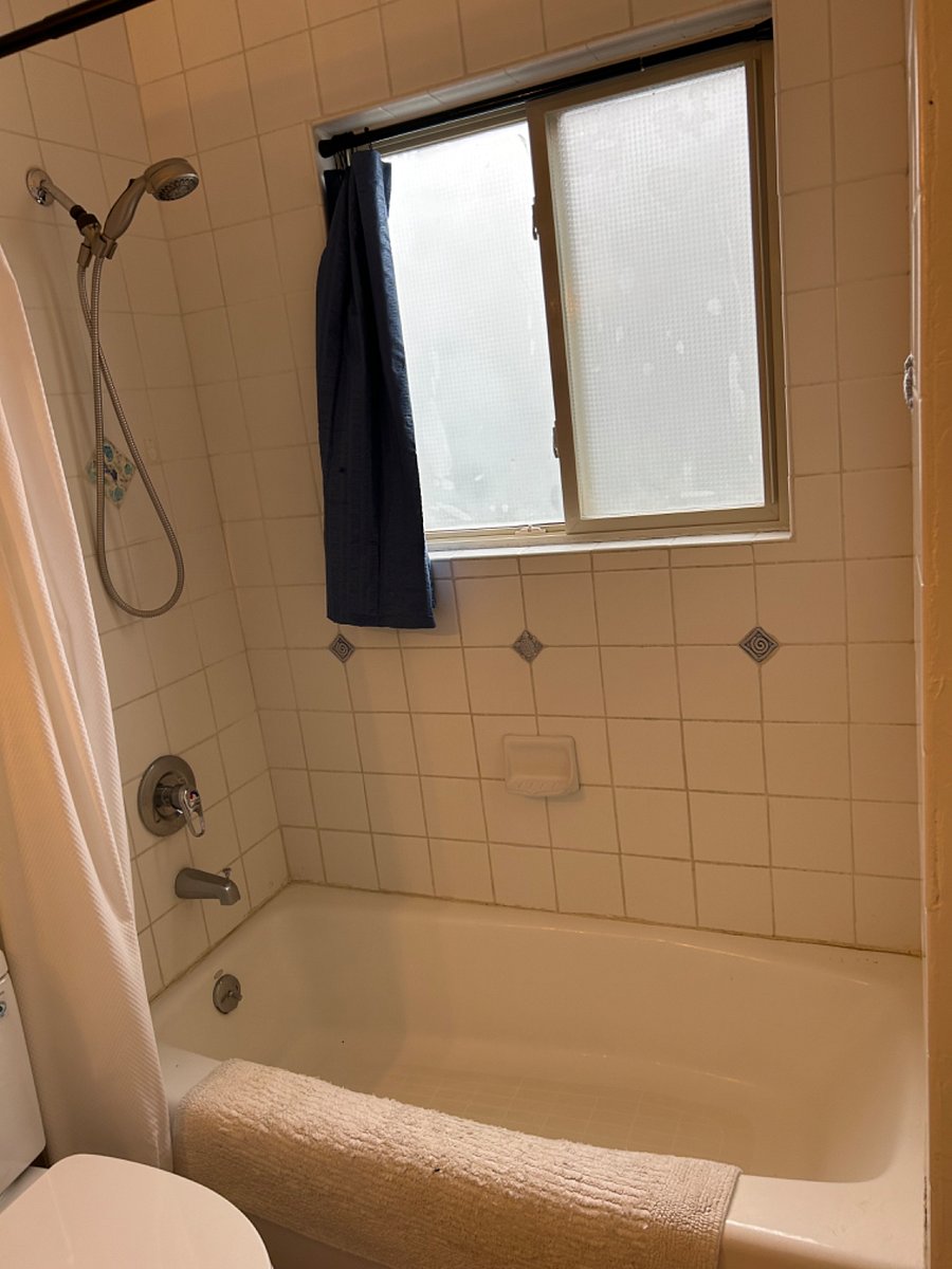 Full bathtub and shower