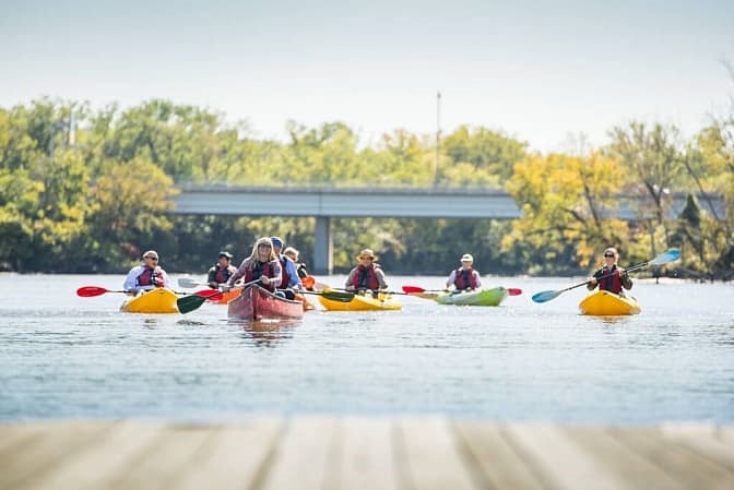 less than 15min drive to the Anacostia River