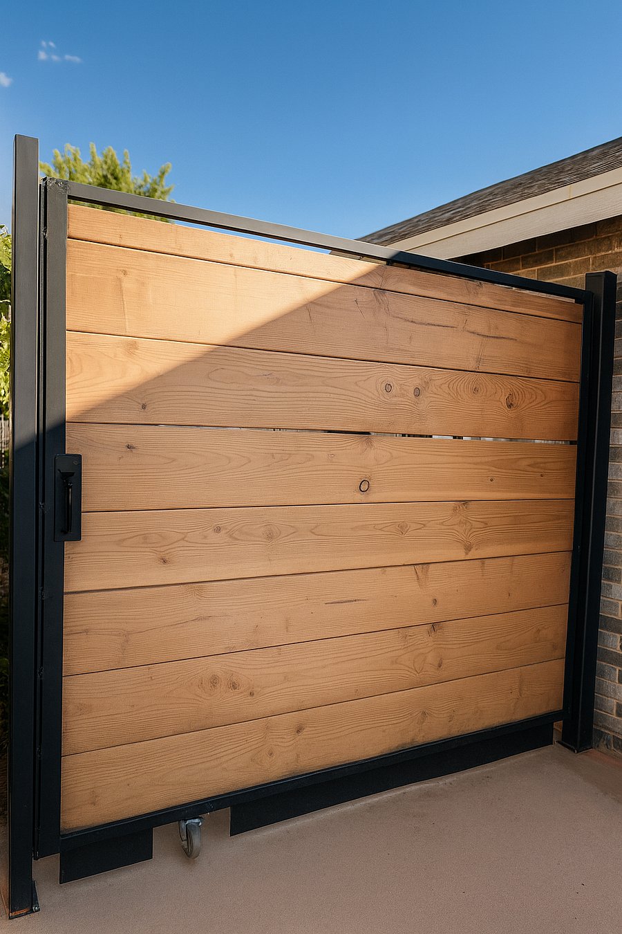 Left gate added for more privacy and pets! 