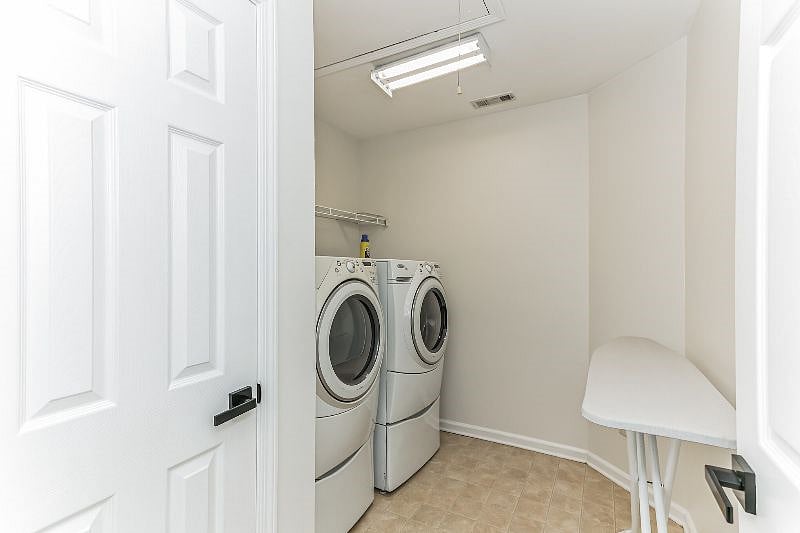 Washer and Dryer conveniently located close to all bedrooms