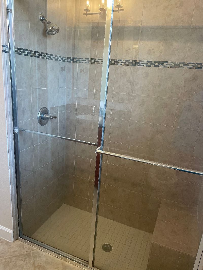 Second bathroom shower for additional bedrooms