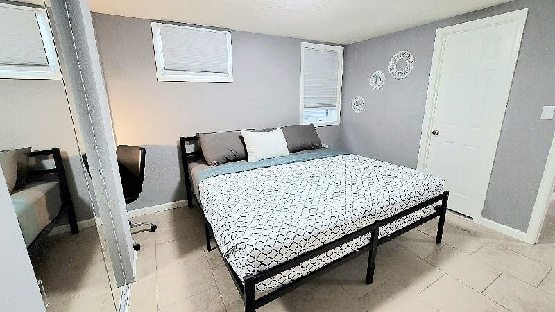 Private Downstairs MIL Suite King Bedroom