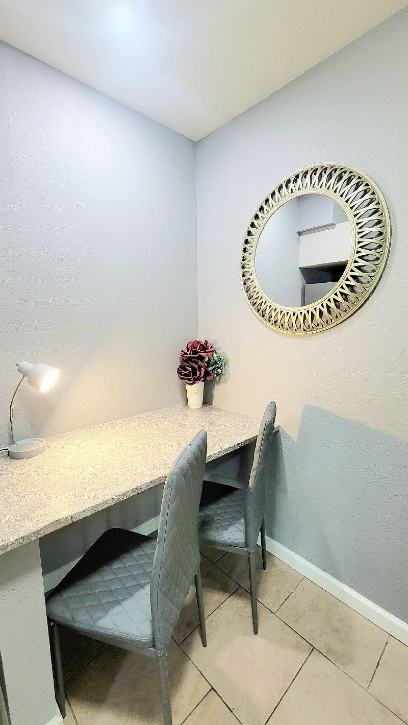 Private Main Floor MIL Suite Custom Desk Area