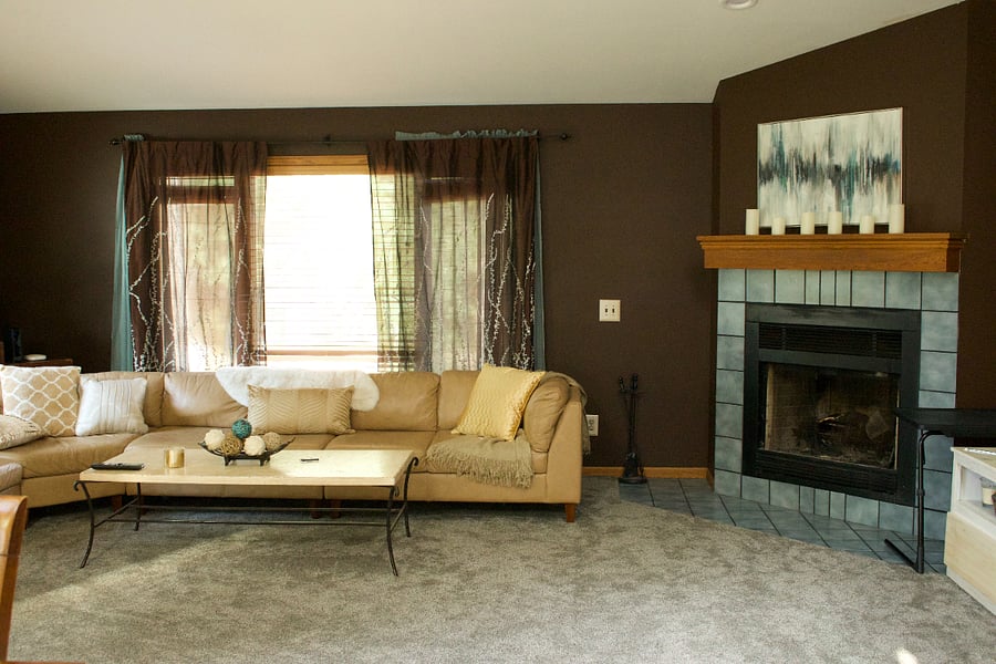 Shared living room on main level