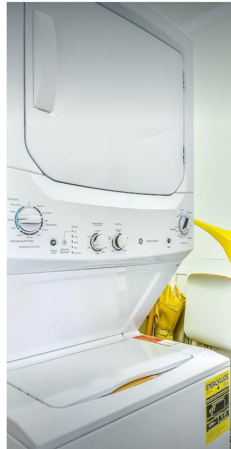 Washer and dryer in the house 