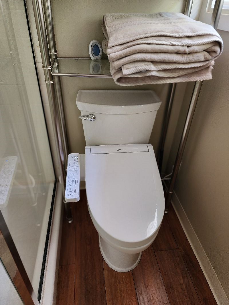 Toilet with a bidet