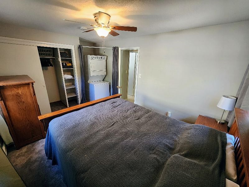 Bedroom and laundry