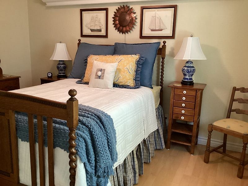 Bedroom with nightstand