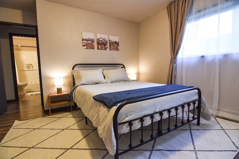Master Bedroom, W/ Walk-in Closet.