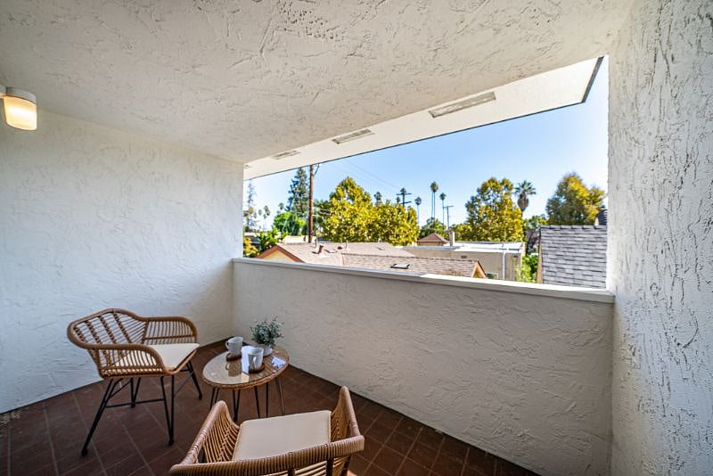 Private balcony for master suite