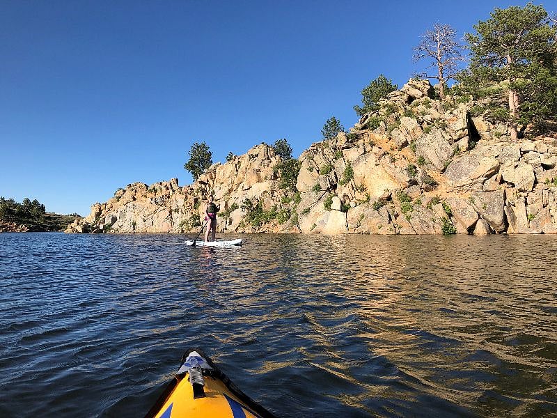 Laramie to North Crow reservoir 27 miles 
