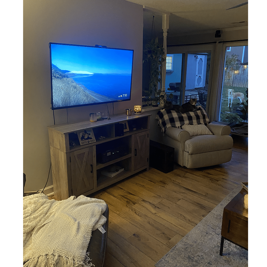 Shared living room smart TV