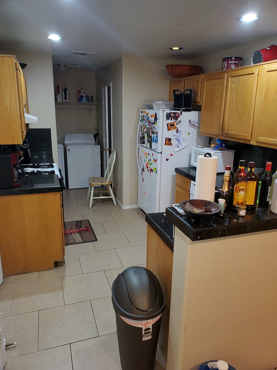 Downstairs Kitchen next to dining room