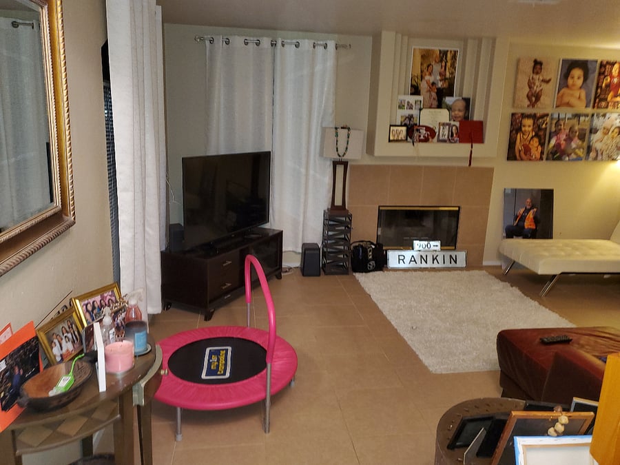 Downstairs Living room angle from entrance